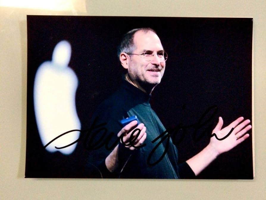 Amazon.co.jp: スティーブジョブズ直筆サイン入り2Lサイズ写真